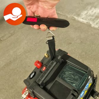 Kompressor test: ergonomi Kompressor test: ergonomi